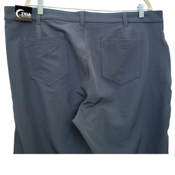 Zyia Active Men's Storm Gray Office Chino Pants 33" XXXL - Picture 4 of 7